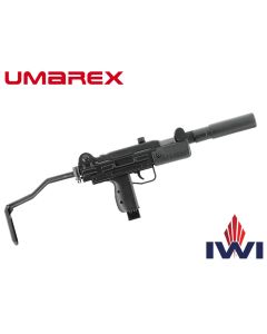 Umarex IWI Mini Uzi Pellet Air Pistol with folding stock and mock suppressor

