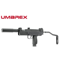Umarex IWI Mini Uzi Pellet Air Pistol with folding stock and mock suppressor

