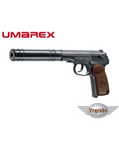 Umarex Legends PM KGB CO2 BB Makarov pistol with faux suppressor


