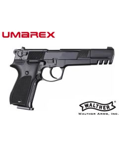 Umarex Walther CP88 Competition 6" CO2 pellet pistol in nickel or black

