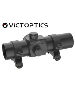 VictOptics T1 1x30 Red Dot Scope mounted on air rifle