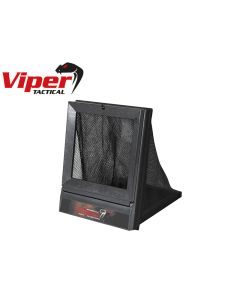 Viper Pro steel BB target catcher with mounted paper target

