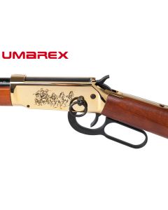 Umarex Walther Lever Action CO2 air rifle with wood stock

