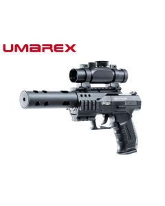 Umarex Walther Nighthawk CO2 pellet pistol with red dot sight


