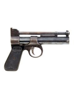 Webley Junior .177 spring-powered break barrel air pistol with blued finish

