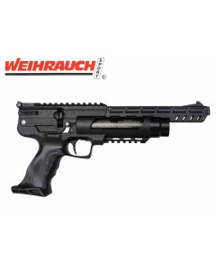Weihrauch HW44 pre-charged pneumatic air pistol with tactical rails

