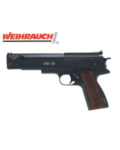 Ex-display Weihrauch HW45 .22 air pistol with adjustable sights and black metal finish

