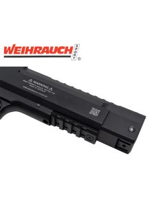 Weihrauch HW45 spring-powered air pistol with classic styling


