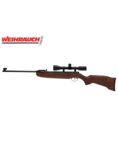 Weihrauch HW99S break barrel spring air rifle with beech stock

