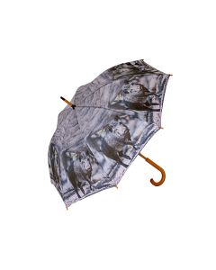 “Wild Boar umbrella with rustic design and wooden handle – Cheshire Gun Room Stockport”

