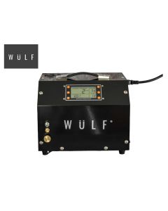 Wulf LCD 4500 PSI PCP airgun compressor with digital display on grey

