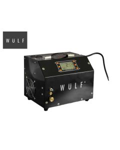 Wulf LCD 4500 PSI PCP airgun compressor with digital display on grey

