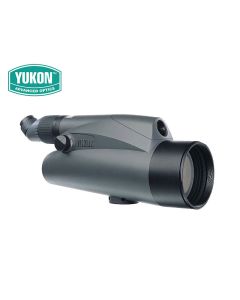 Yukon 100X spotting scope with large front objective on mount

